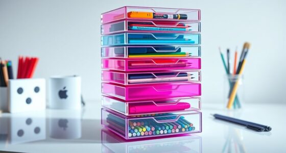 top stackable art storage