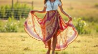 top stylish boho wrap skirts