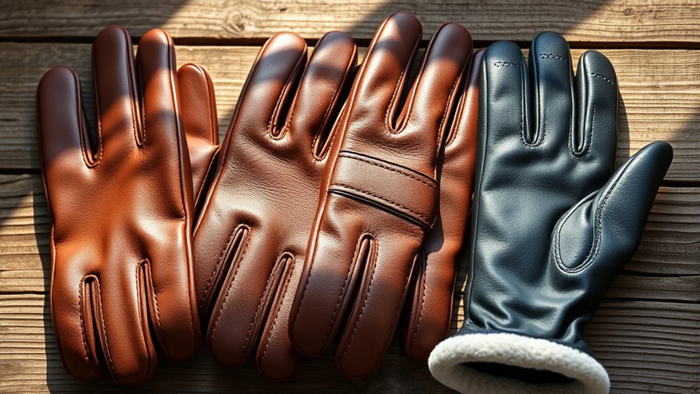 top touchscreen leather gloves