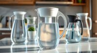 top water filter pitchers