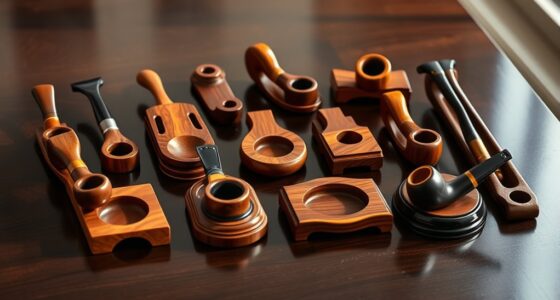 top wooden pipe stand selections