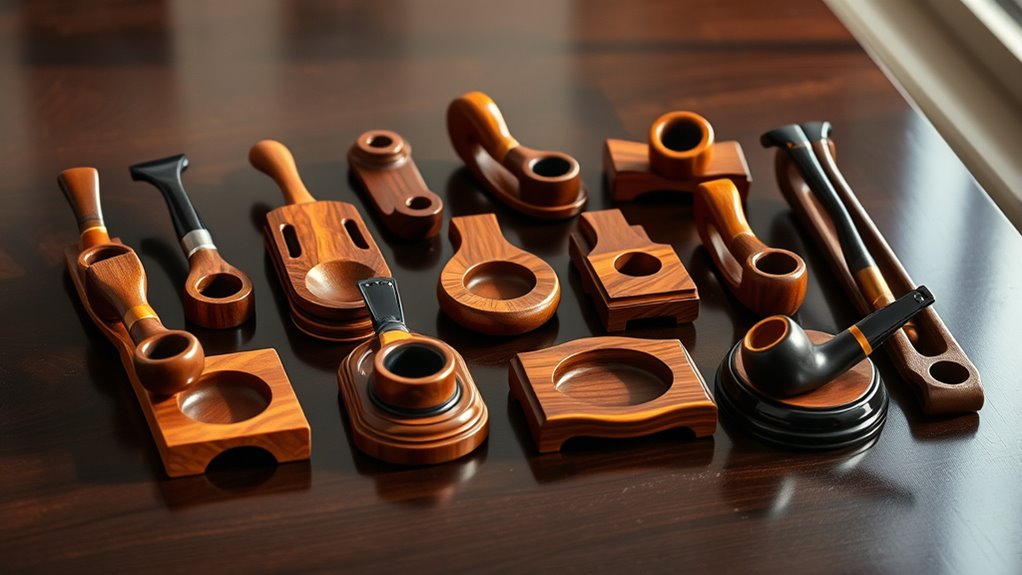 top wooden pipe stand selections