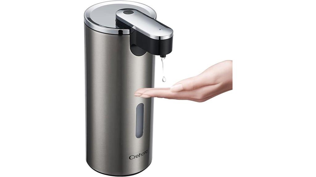 touchless soap dispenser volume