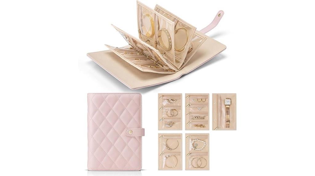 travel jewelry organizer case