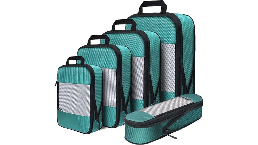 travel packing cubes set