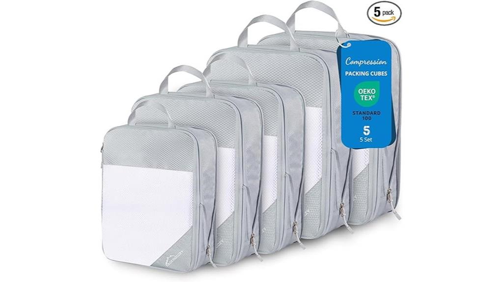 travel storage packing cubes