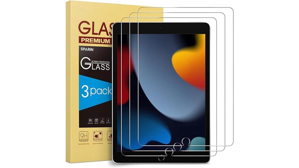 triple pack ipad screen protectors