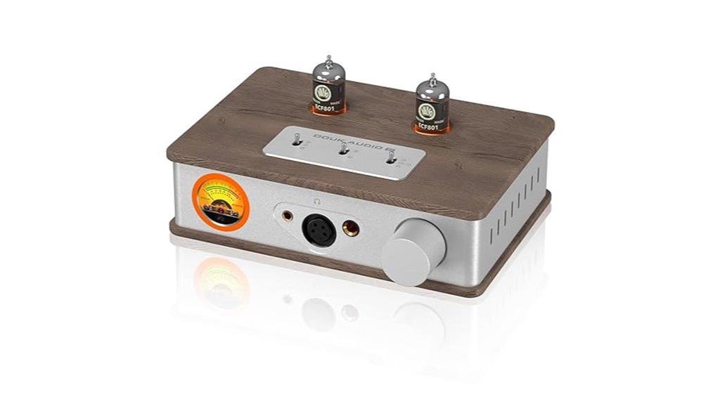 tube headphone amp with vu