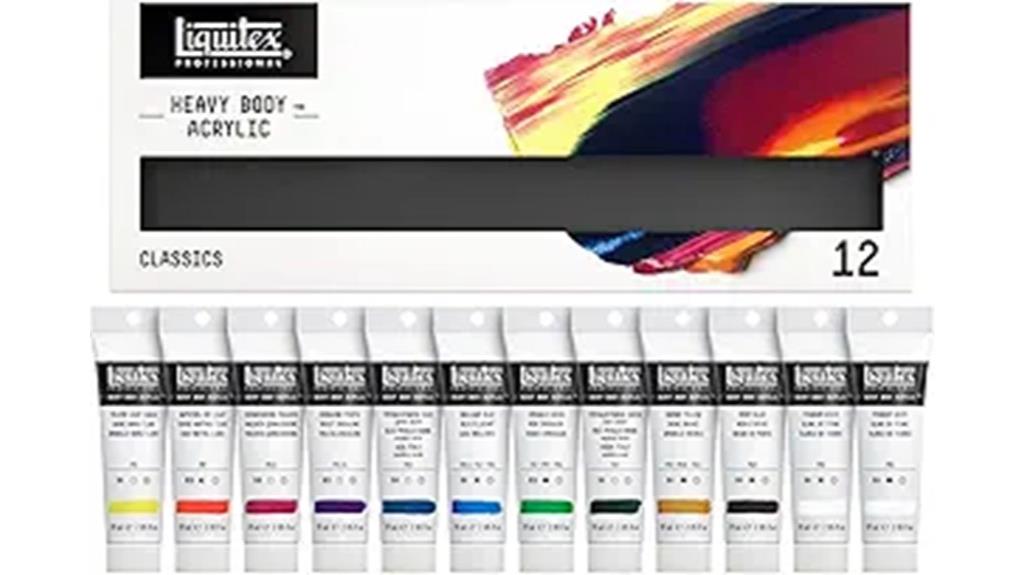 twelve 59ml acrylic paints