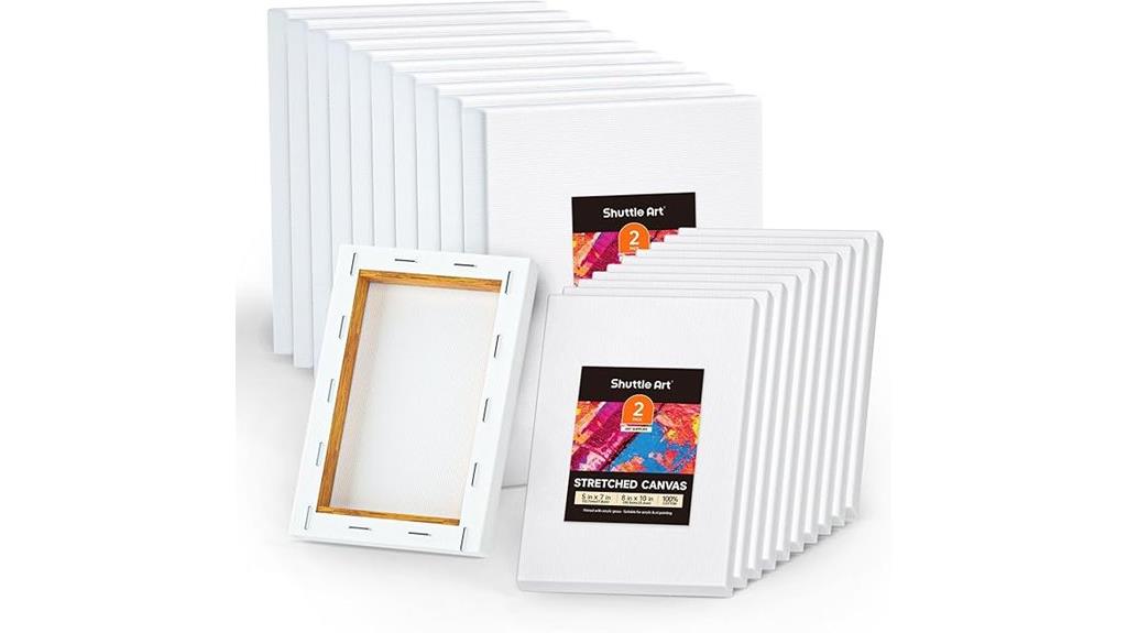 twenty piece canvas set
