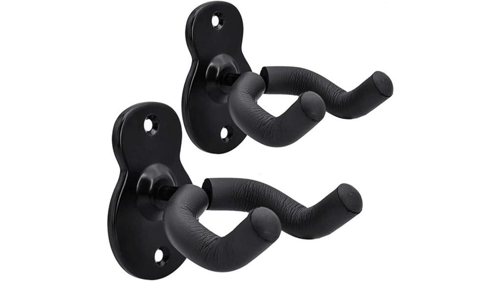 two guitar hangers set