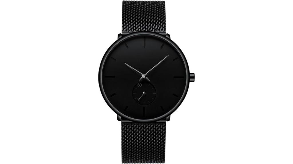 ultra thin minimalist waterproof watch