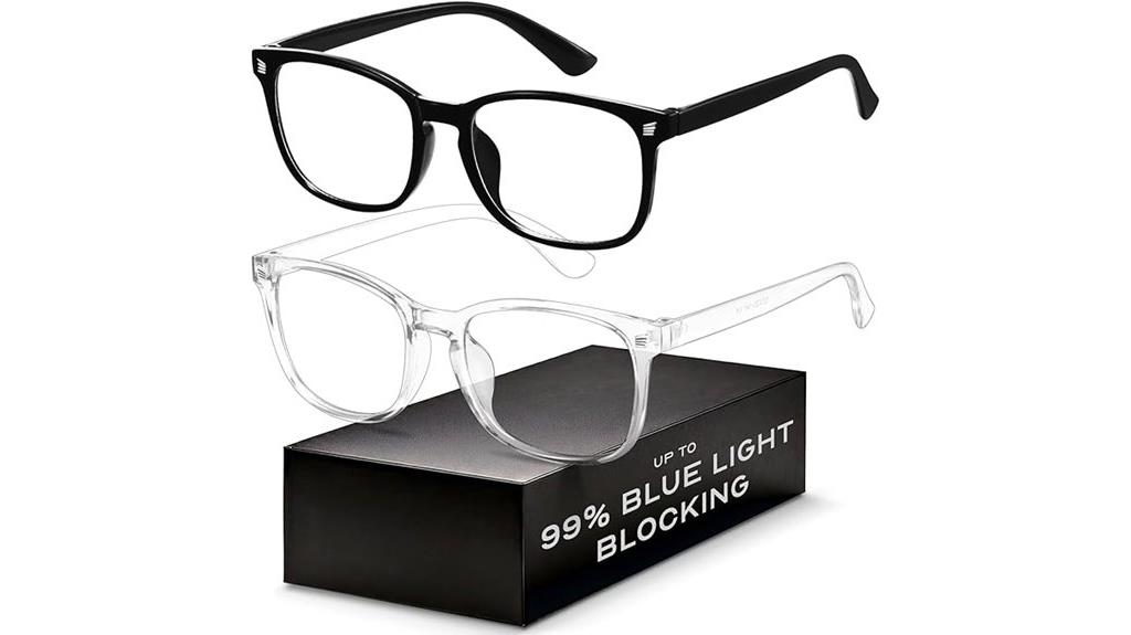 unisex blue light glasses
