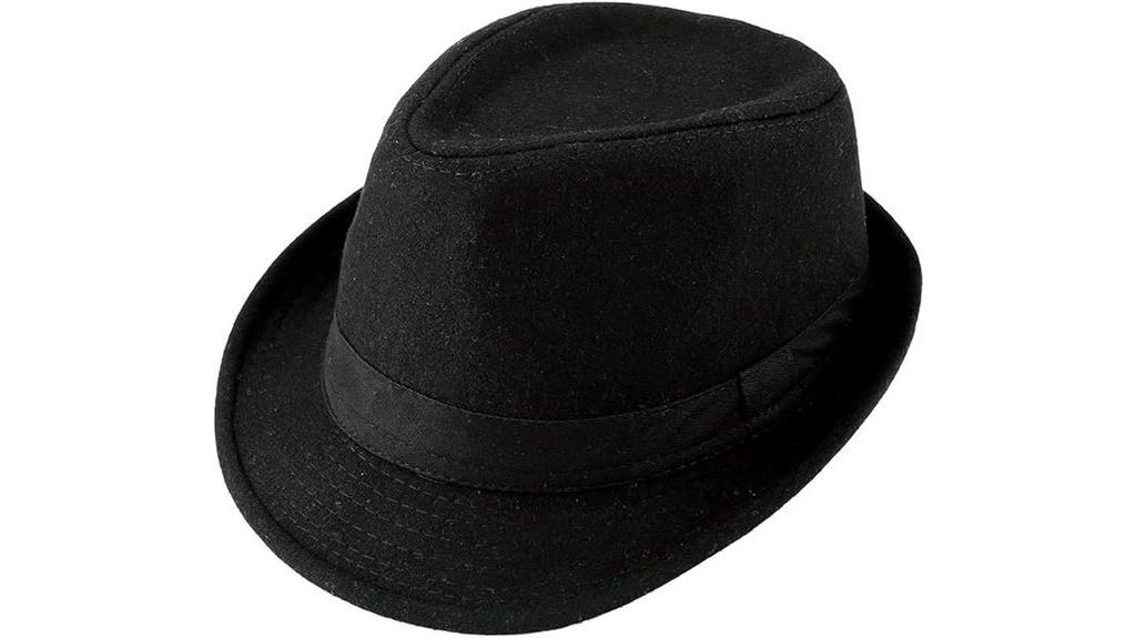 unisex classic fedora hat