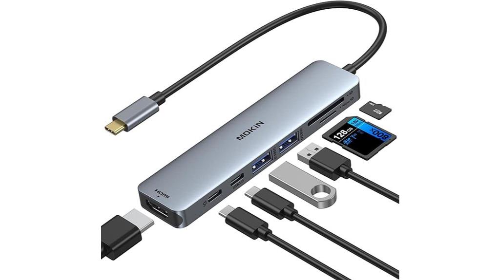 usb c hub hdmi sd tf
