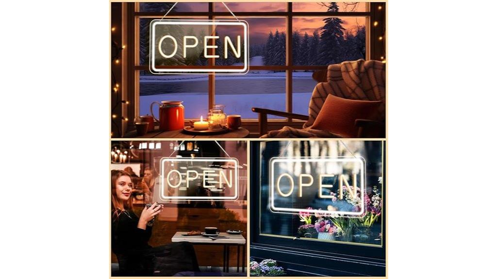 usb led open sign
