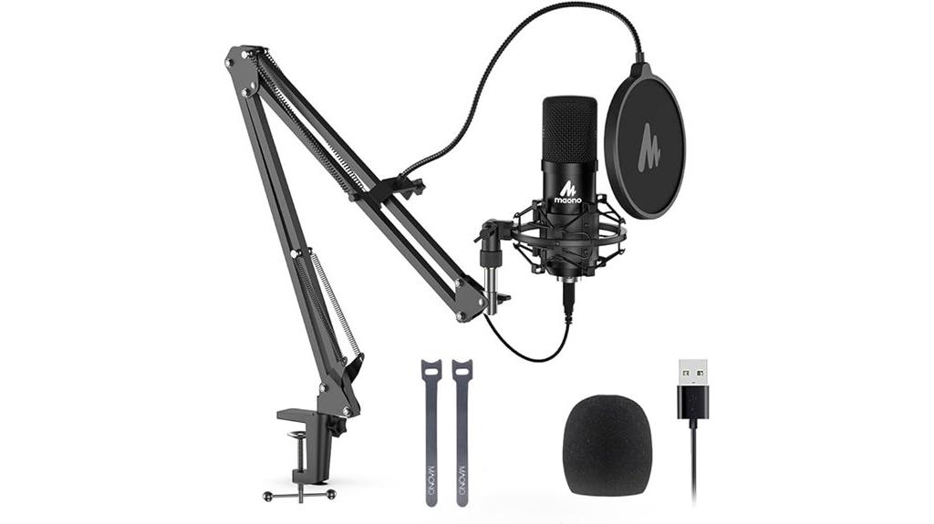 usb microphone model au a04