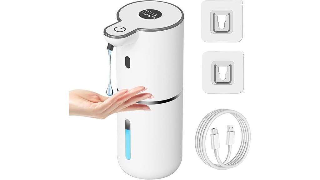 usb rechargeable wall mount soap dispenser
