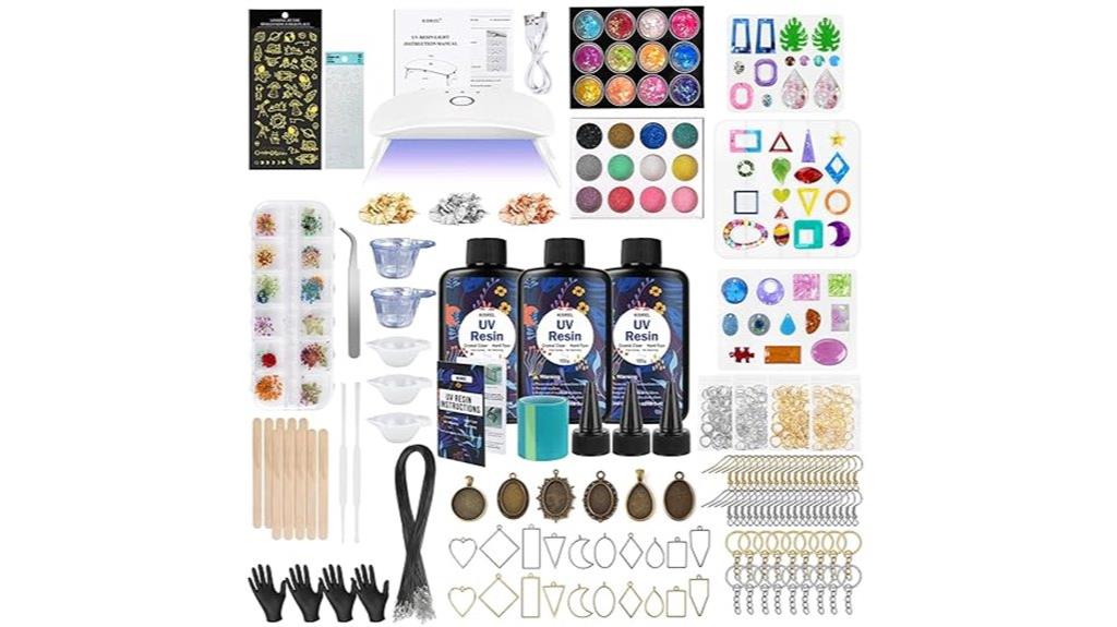 uv resin jewelry kit