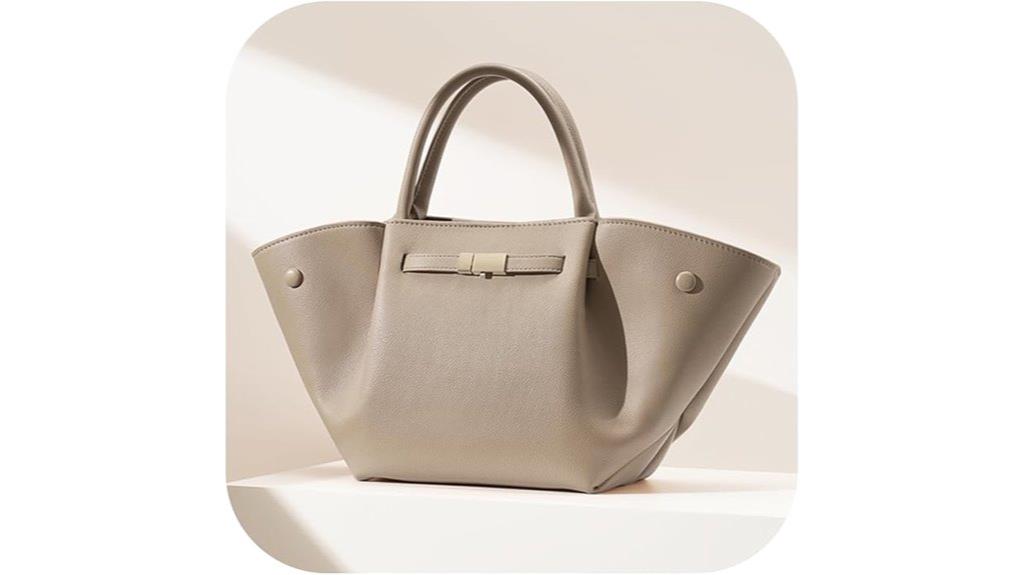 vegan leather tote