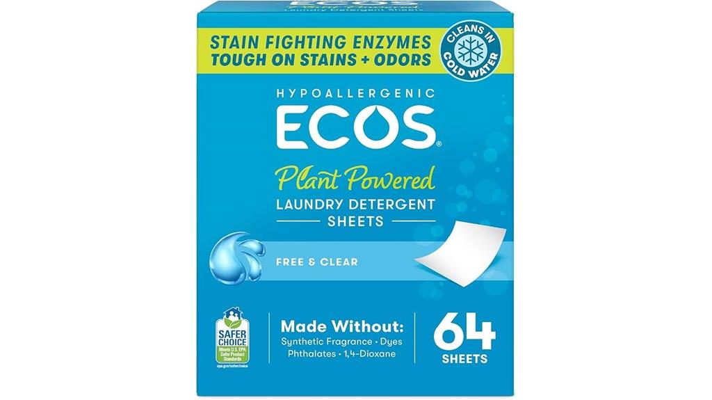vegan plastic free laundry sheets