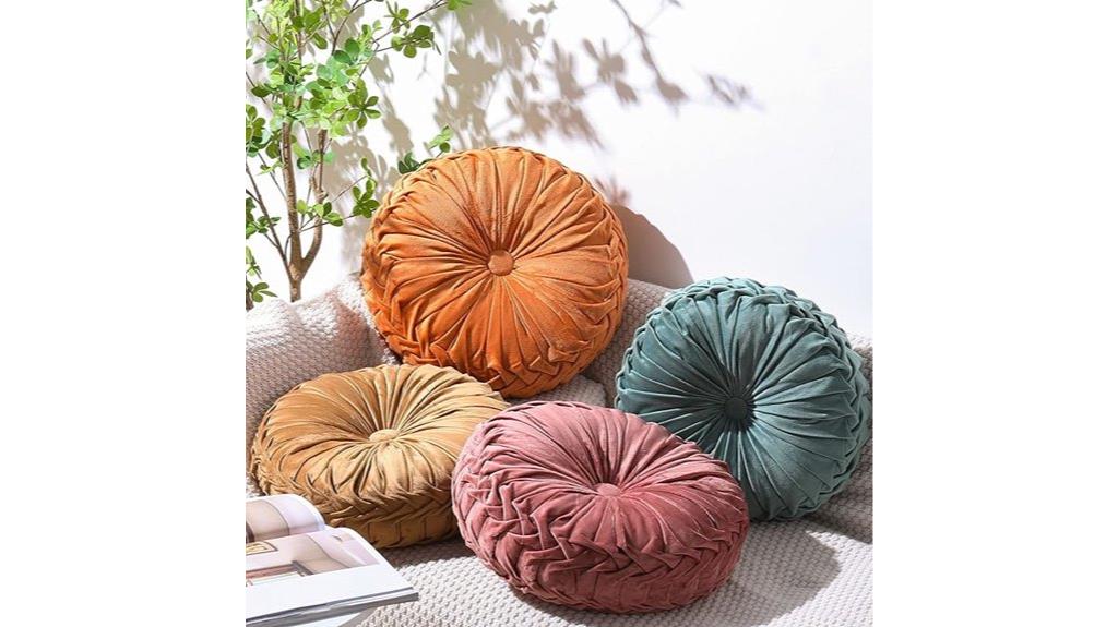 velvet pillow decorative set