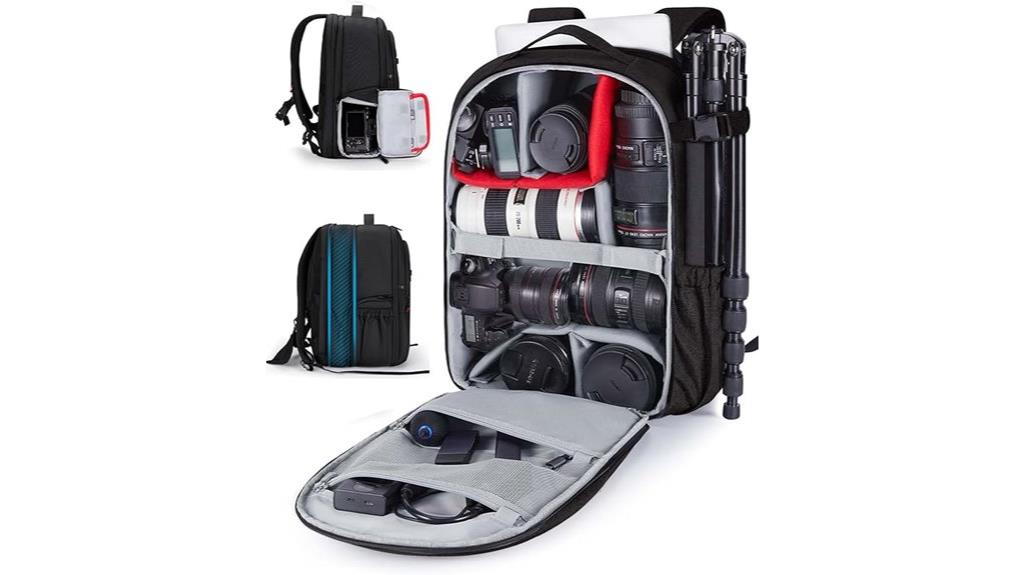 versatile camera backpack expandable