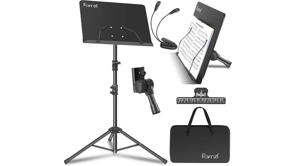 versatile desktop music stand