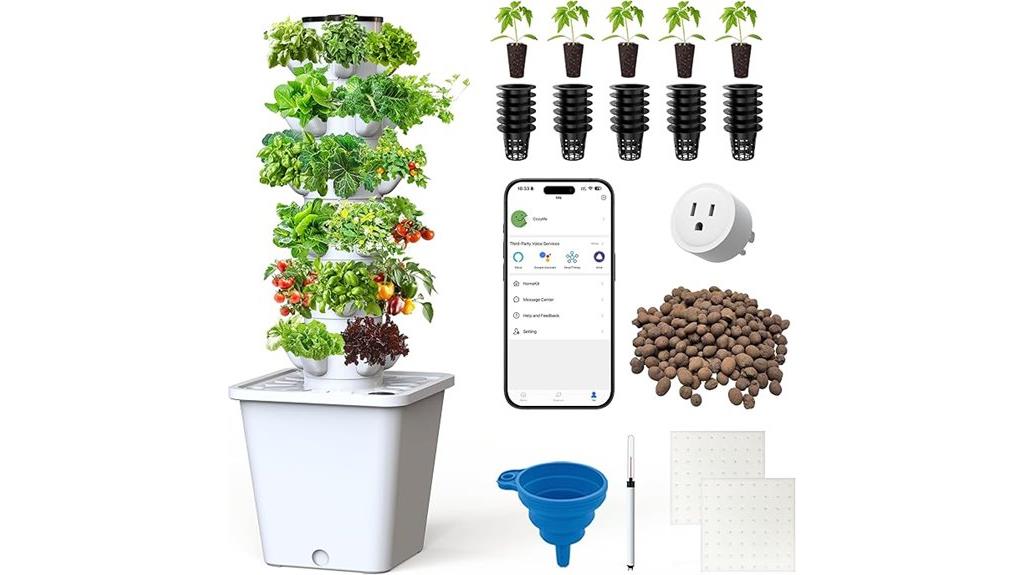 vertical hydroponic growing system