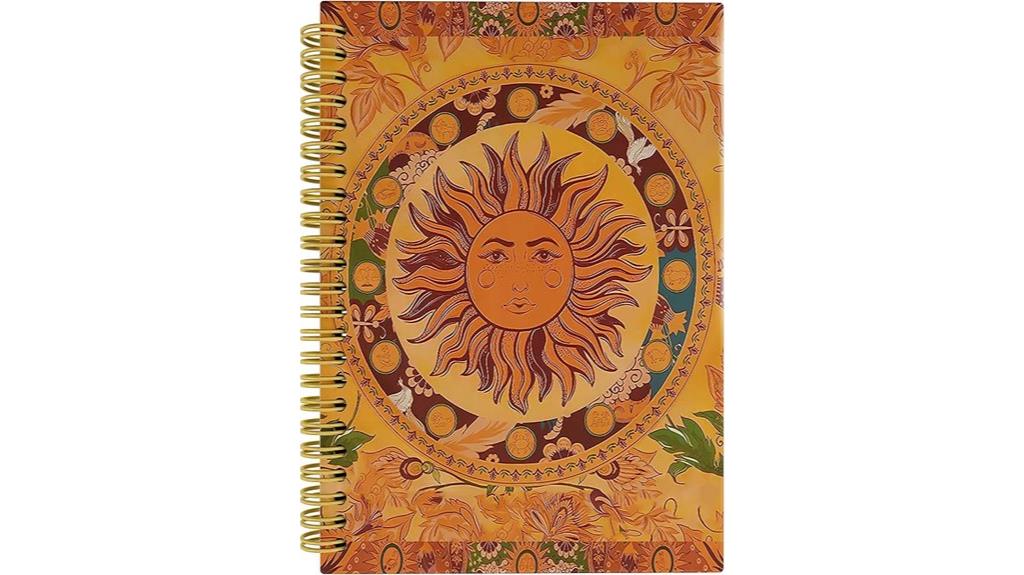 vintage boho hippie notebook