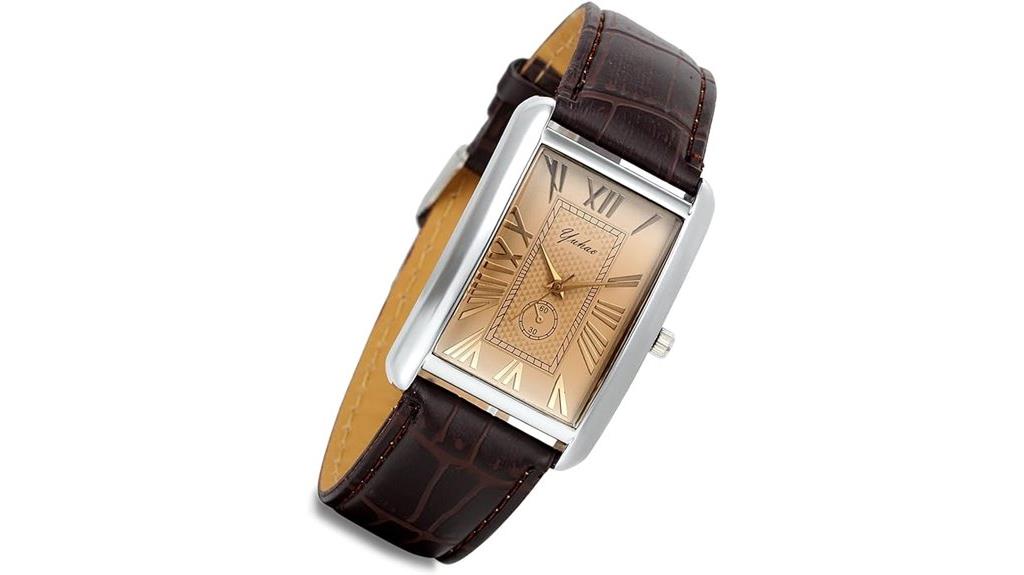 vintage crocodile leather watch