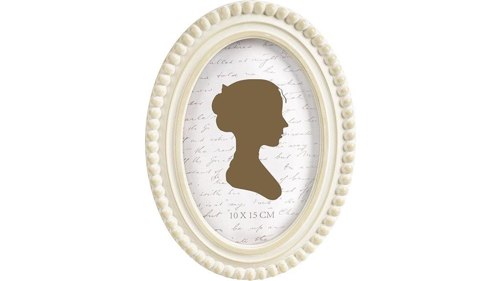 vintage sunlit beaded frame