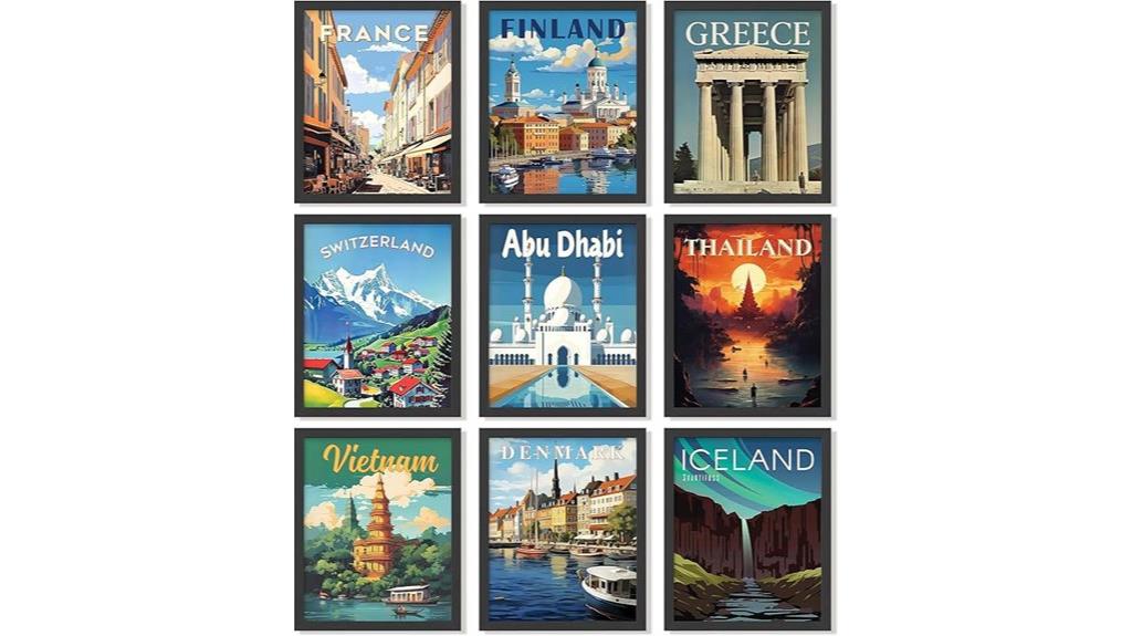 vintage travel poster art