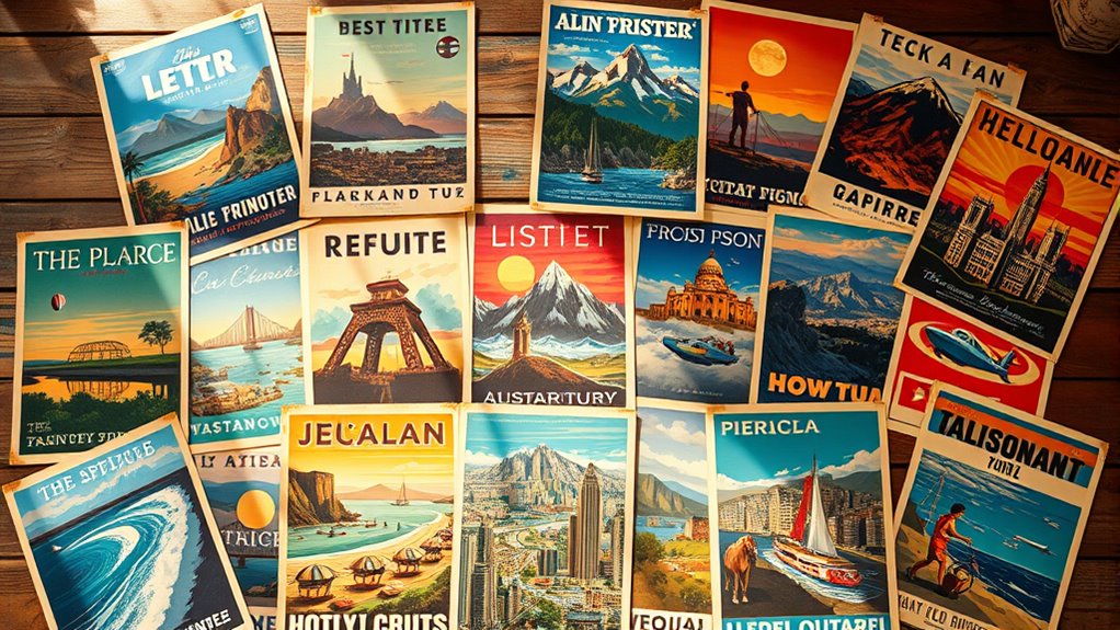 vintage travel poster collections