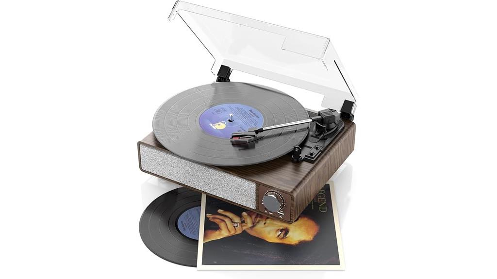 vinyl record player speakers