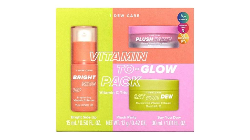 vitamin infused skin care set