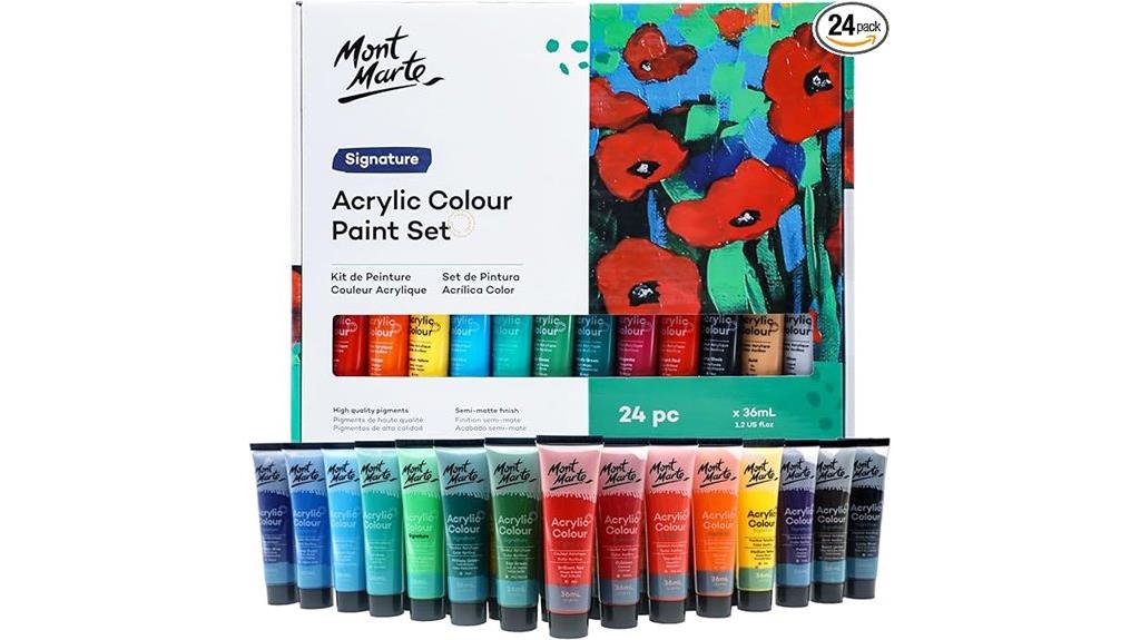 vivid 24 color acrylic set