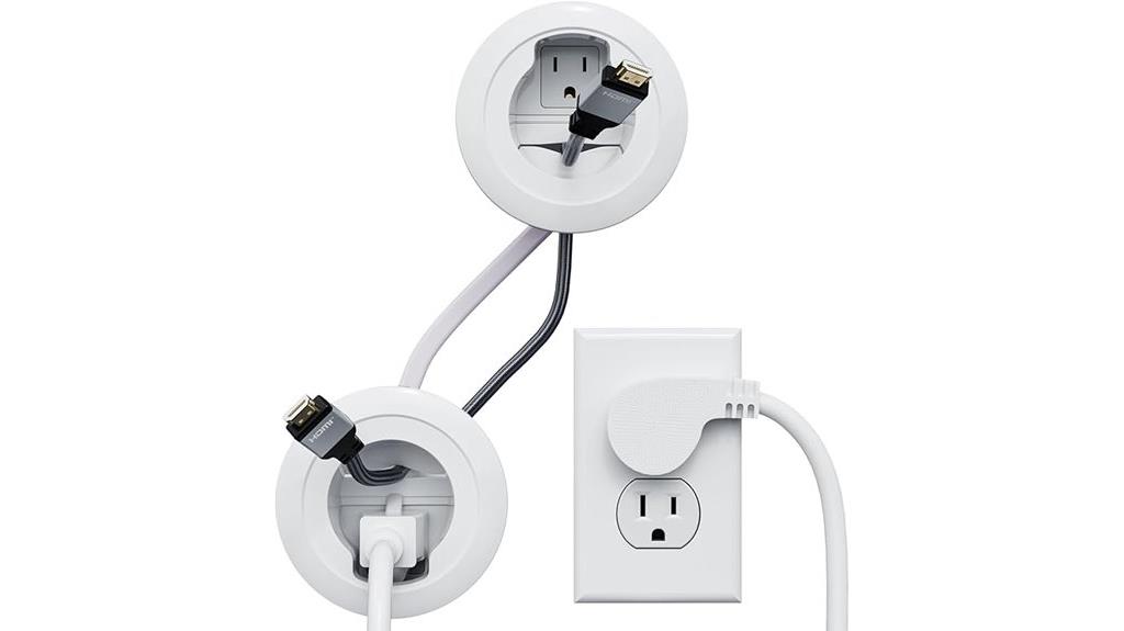 wall mount cable organizer