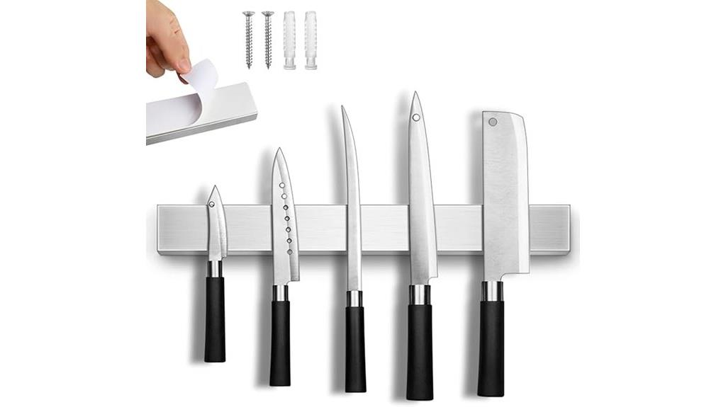wall mounted magnetic knife holder