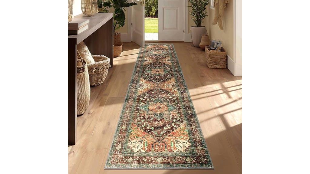 washable faux wool rug