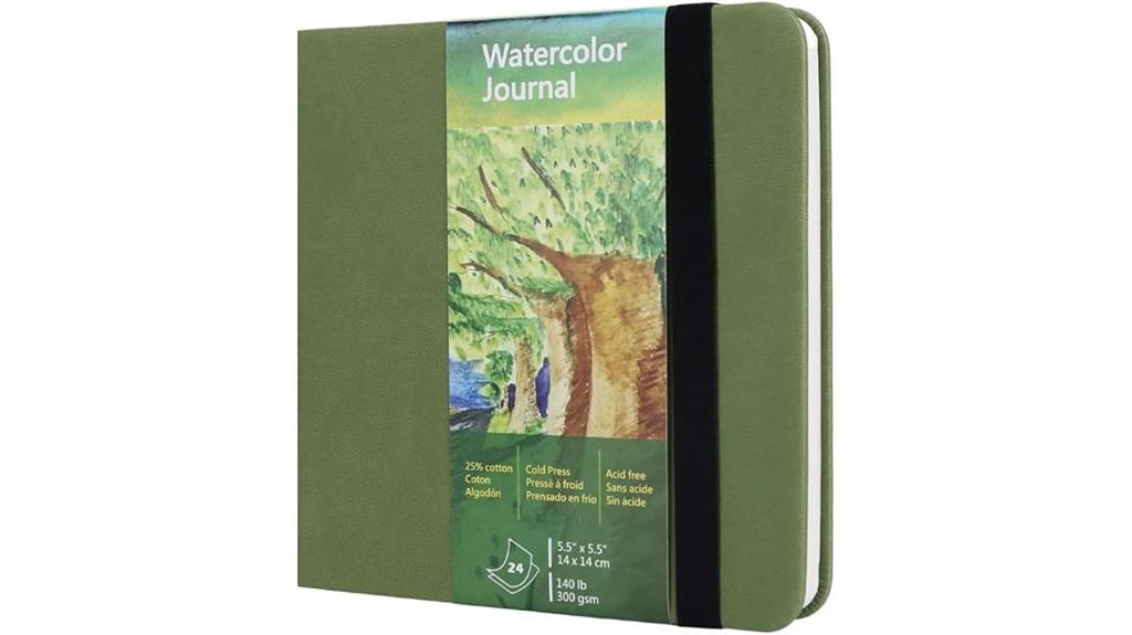 watercolor journal 24 sheets