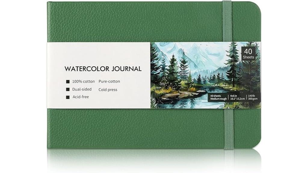 watercolor journal 4x6 inches
