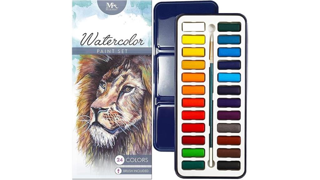 watercolor paint set
