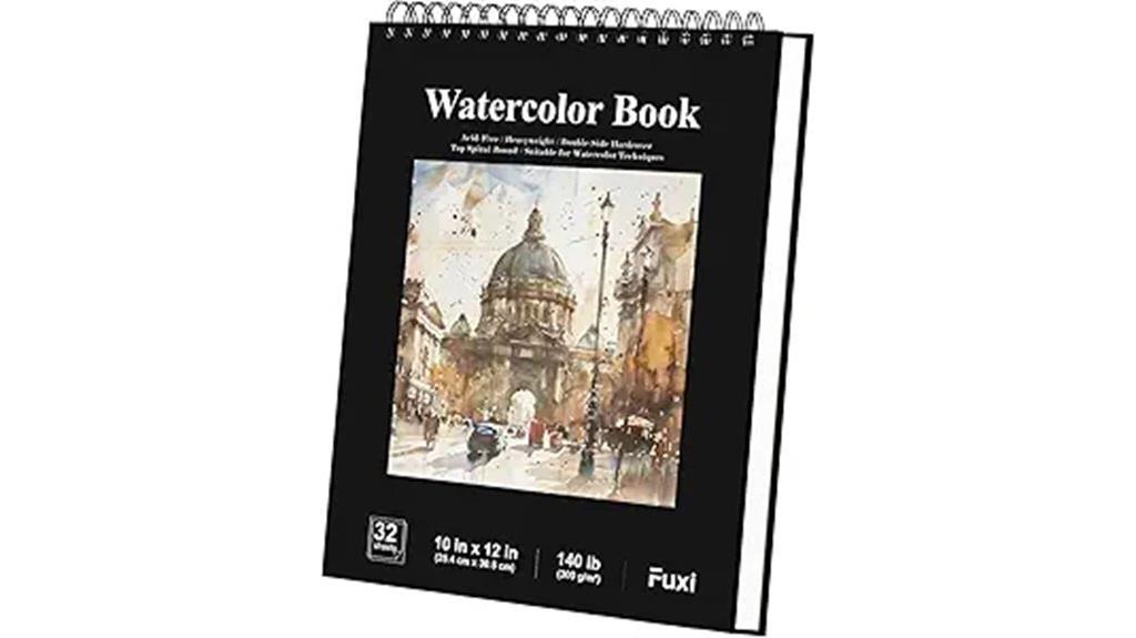 watercolor sketchbook 10x12