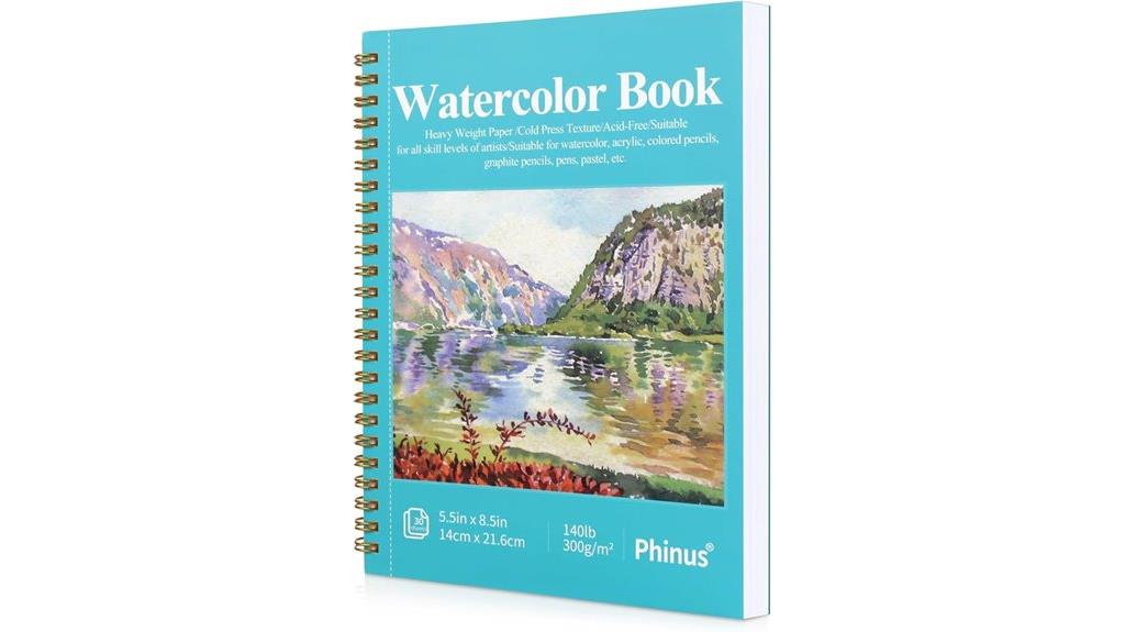 watercolor sketchbook 30 sheets