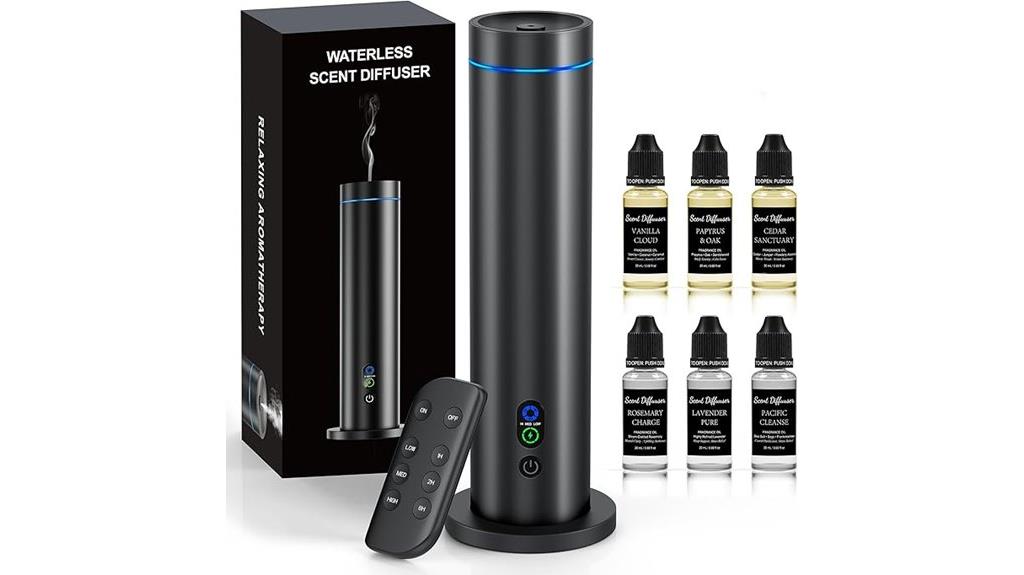waterless diffuser with remote