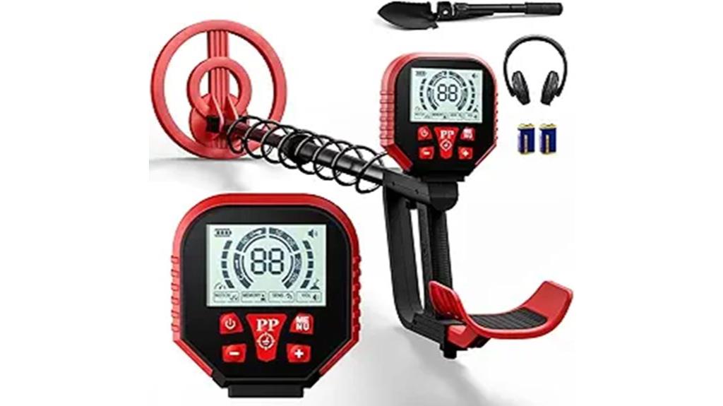 waterproof adjustable metal detector