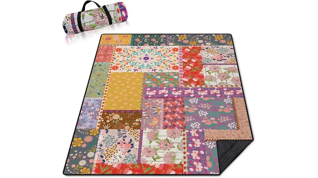 waterproof boho picnic blanket