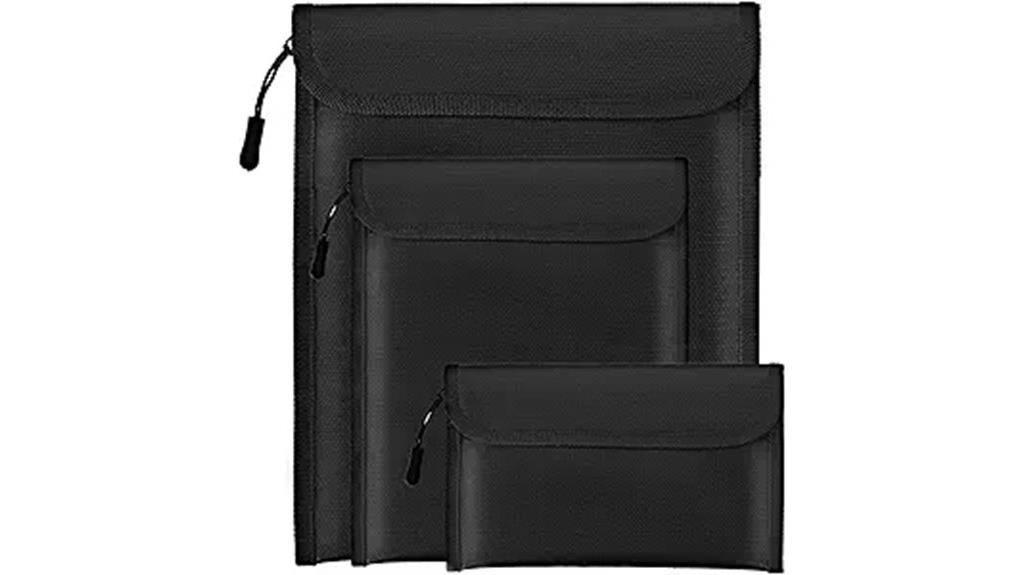waterproof fireproof document bags