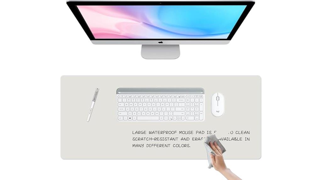 waterproof non slip desk mat